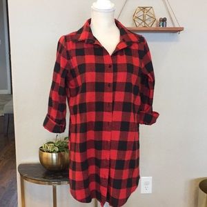 Subuleens buffalo check tunic - XL (fits small)